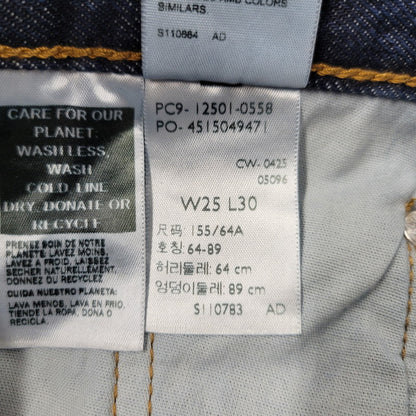 【中古品】【レディース】 Levi's リーバイス 501 DENIM PANTS 12501-0558 デニムパンツ ジーンズ ボトムス 171-250817-as-25-izu サイズ：25×30 カラー：インディゴ 万代Net店