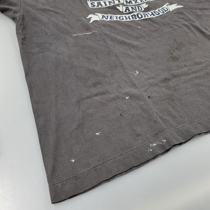 【中古美品】【メンズ】 SAINT MICHAEL セントマイケル ×NEIGHBORHOOD ネイバーフッド 25SS SM-HR8-0000-C68/STHD . SS TEE PRAY ショートスリーブ ティープレイ トップス 半袖 142-250814-ya-11-izu サイズ：XXL カラー：ブラック系 万代Net店