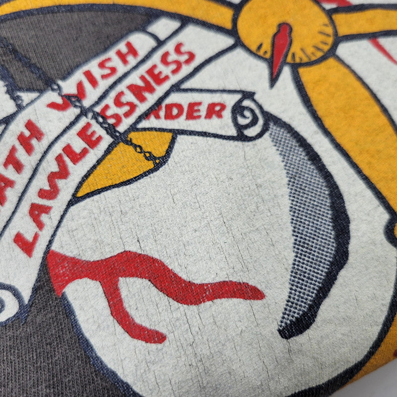 【中古美品】【メンズ】 SAINT MICHAEL セントマイケル ×NEIGHBORHOOD ネイバーフッド 25SS SM-HR8-0000-C68/STHD . SS TEE PRAY ショートスリーブ ティープレイ トップス 半袖 142-250814-ya-11-izu サイズ：XXL カラー：ブラック系 万代Net店