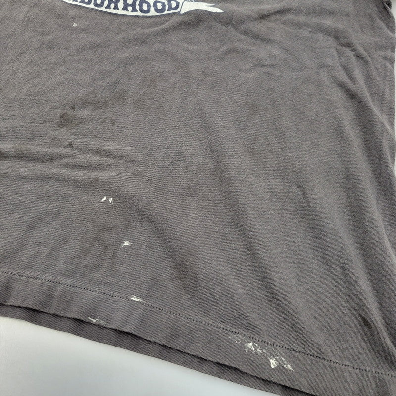 【中古美品】【メンズ】 SAINT MICHAEL セントマイケル ×NEIGHBORHOOD ネイバーフッド 25SS SM-HR8-0000-C68/STHD . SS TEE PRAY ショートスリーブ ティープレイ トップス 半袖 142-250814-ya-11-izu サイズ：XXL カラー：ブラック系 万代Net店