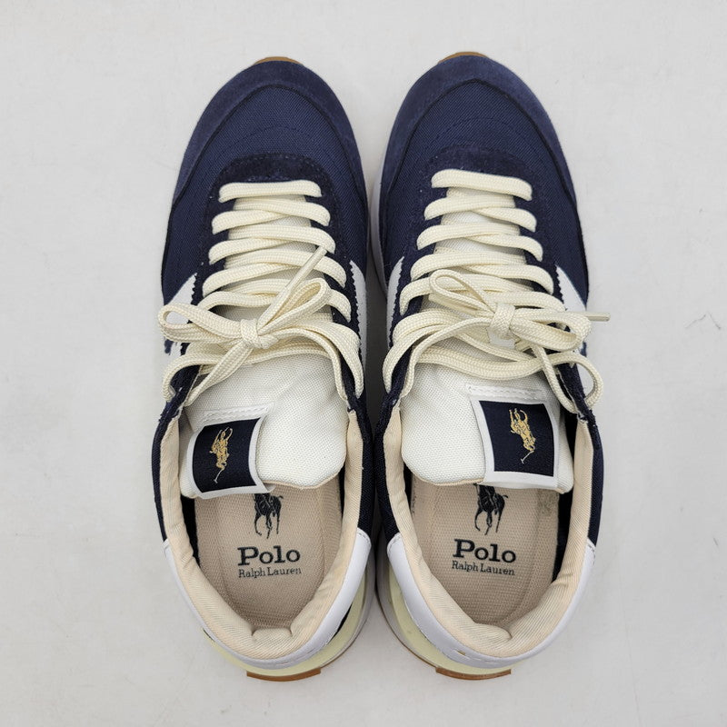 【中古品】【メンズ】 POLO RALPH LAUREN ポロ・ラルフローレン SNEAKERS TRAIN 89 PP-SK-LTL スニーカー シューズ 靴 162-250815-as-04-izu サイズ：US8.5 カラー：ネイビー 万代Net店