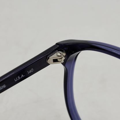 【中古品】【メンズ/レディース】 REGENCY EYEWEAR レジェンシー アイウェア SUNGLASSES サングラス 眼鏡 メガネ レンズ無し USA製 小物 服飾雑貨 203-250815-ay-09-izu サイズ：54口17 カラー：ネイビー 万代Net店