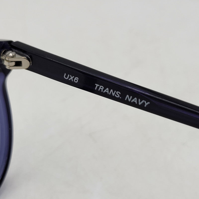 【中古品】【メンズ/レディース】 REGENCY EYEWEAR レジェンシー アイウェア SUNGLASSES サングラス 眼鏡 メガネ レンズ無し USA製 小物 服飾雑貨 203-250815-ay-09-izu サイズ：54口17 カラー：ネイビー 万代Net店