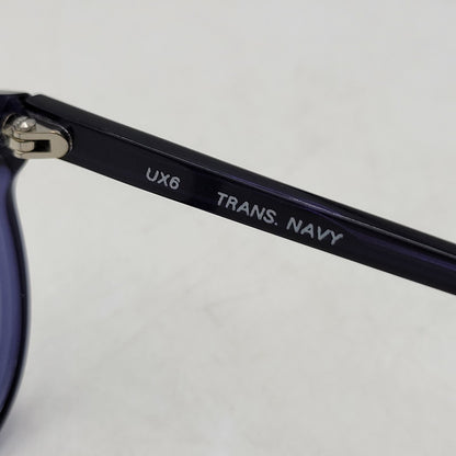 【中古品】【メンズ/レディース】 REGENCY EYEWEAR レジェンシー アイウェア SUNGLASSES サングラス 眼鏡 メガネ レンズ無し USA製 小物 服飾雑貨 203-250815-ay-09-izu サイズ：54口17 カラー：ネイビー 万代Net店