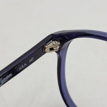 【中古品】【メンズ/レディース】 REGENCY EYEWEAR レジェンシー アイウェア SUNGLASSES サングラス 眼鏡 メガネ レンズ無し USA製 小物 服飾雑貨 203-250815-ay-07-izu サイズ：54口17 カラー：ネイビー 万代Net店