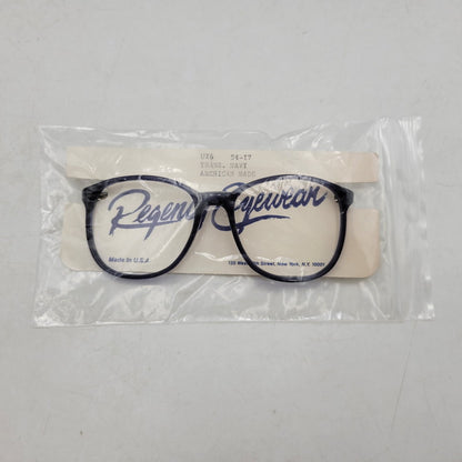 【中古品】【メンズ/レディース】 REGENCY EYEWEAR レジェンシー アイウェア SUNGLASSES サングラス 眼鏡 メガネ レンズ無し USA製 小物 服飾雑貨 203-250815-ay-07-izu サイズ：54口17 カラー：ネイビー 万代Net店