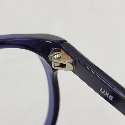 【中古品】【メンズ/レディース】 REGENCY EYEWEAR レジェンシー アイウェア SUNGLASSES サングラス 眼鏡 メガネ レンズ無し USA製 小物 服飾雑貨 203-250815-ay-08-izu サイズ：54口17 カラー：ネイビー 万代Net店