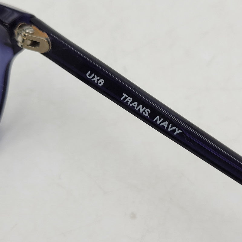 【中古品】【メンズ/レディース】 REGENCY EYEWEAR レジェンシー アイウェア SUNGLASSES サングラス 眼鏡 メガネ レンズ無し USA製 小物 服飾雑貨 203-250815-ay-08-izu サイズ：54口17 カラー：ネイビー 万代Net店