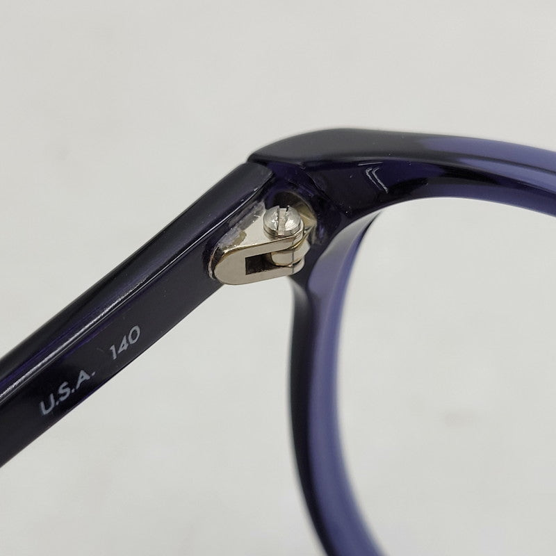 【中古品】【メンズ/レディース】 REGENCY EYEWEAR レジェンシー アイウェア SUNGLASSES サングラス 眼鏡 メガネ レンズ無し USA製 小物 服飾雑貨 203-250815-ay-08-izu サイズ：54口17 カラー：ネイビー 万代Net店