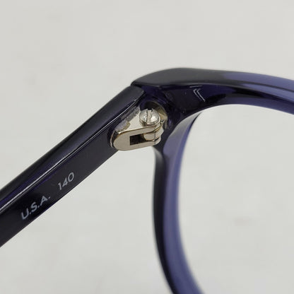 【中古品】【メンズ/レディース】 REGENCY EYEWEAR レジェンシー アイウェア SUNGLASSES サングラス 眼鏡 メガネ レンズ無し USA製 小物 服飾雑貨 203-250815-ay-08-izu サイズ：54口17 カラー：ネイビー 万代Net店