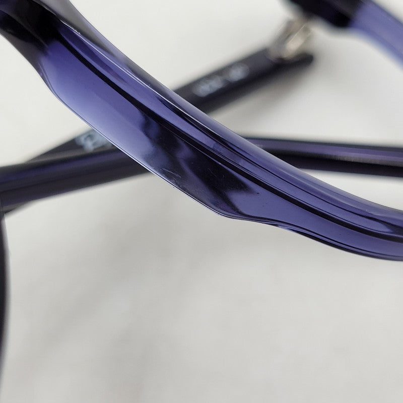 【中古品】【メンズ/レディース】 REGENCY EYEWEAR レジェンシー アイウェア SUNGLASSES サングラス 眼鏡 メガネ レンズ無し USA製 小物 服飾雑貨 203-250815-ay-06-izu サイズ：54口17 カラー：ネイビー 万代Net店