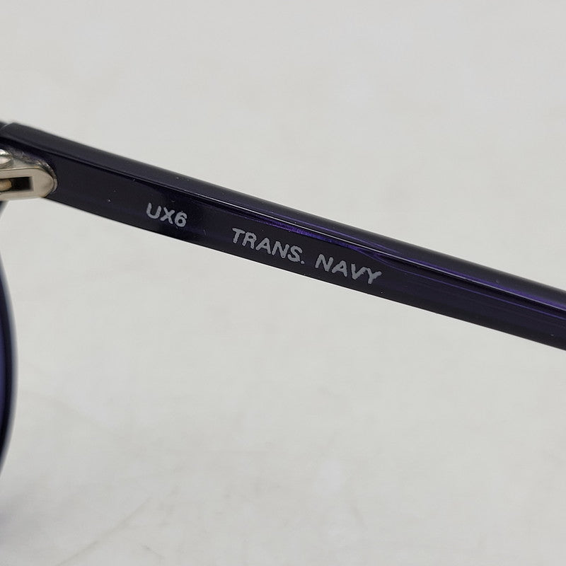 【中古品】【メンズ/レディース】 REGENCY EYEWEAR レジェンシー アイウェア SUNGLASSES サングラス 眼鏡 メガネ レンズ無し USA製 小物 服飾雑貨 203-250815-ay-06-izu サイズ：54口17 カラー：ネイビー 万代Net店