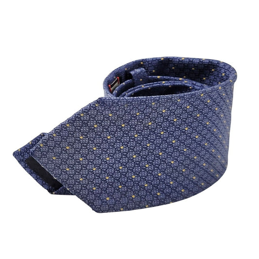 【中古品】【メンズ】 GUCCI グッチ GG DOT NECKTIE ドット ネクタイ 服飾雑貨 スーツ用小物 183-250818-rk-04-izu カラー：ブルー 万代Net店