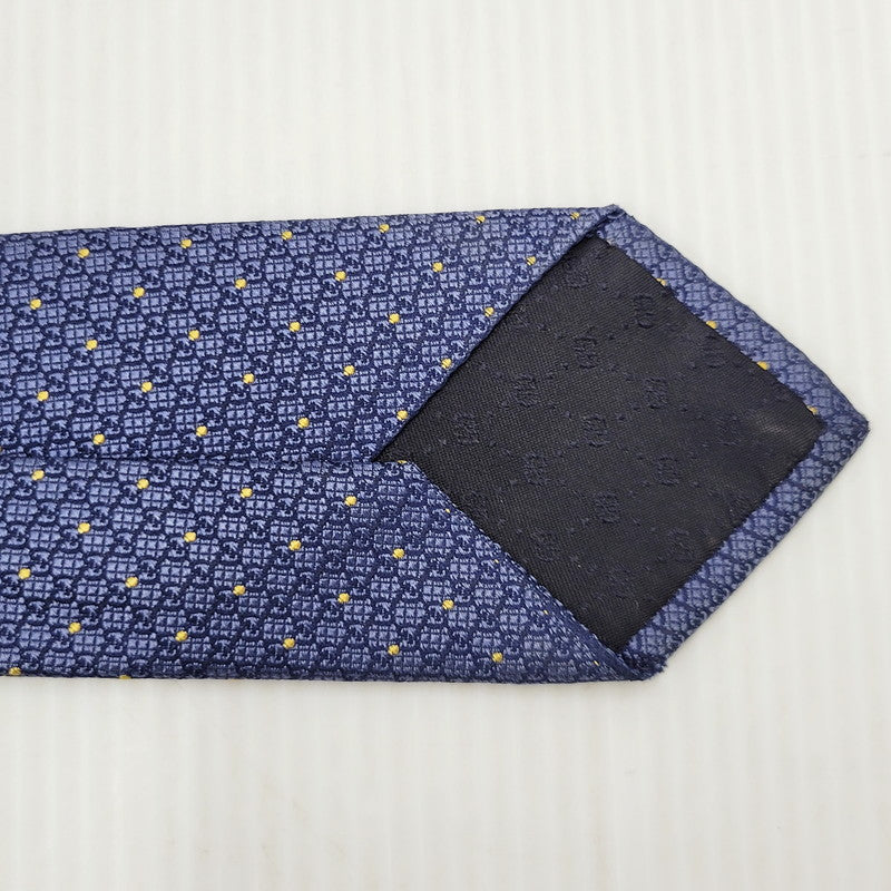 【中古品】【メンズ】 GG DOT NECKTIE ドット ネクタイ 服飾雑貨 スーツ用小物 183-250818-rk-04-izu カラー：ブルー 万代Net店