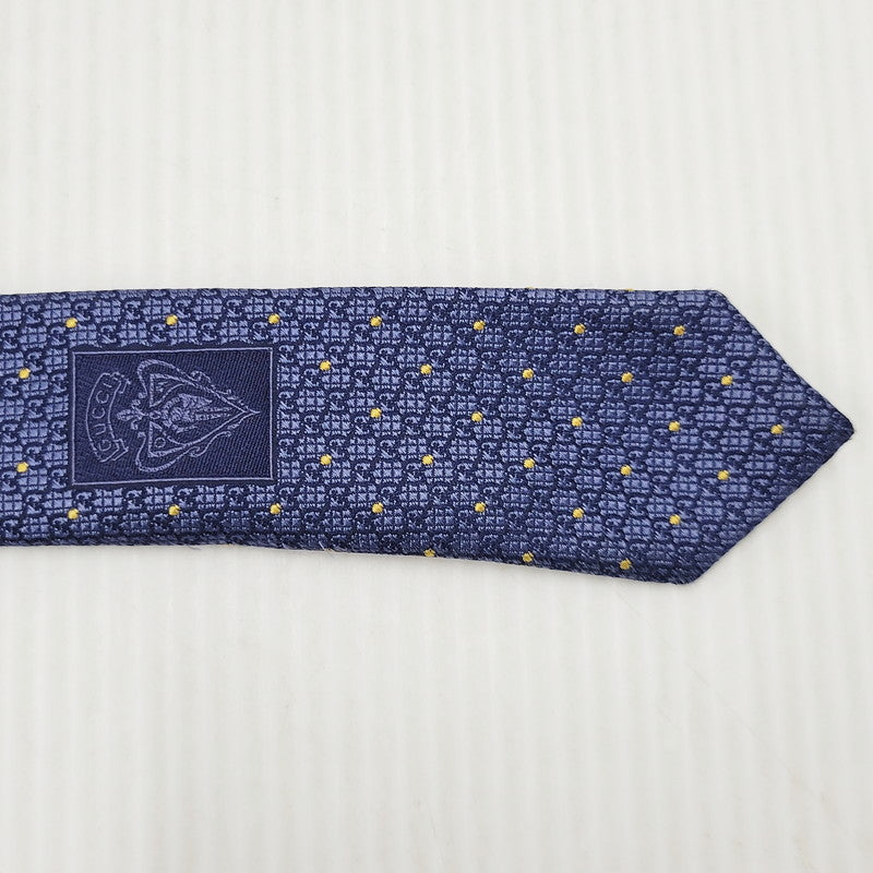 【中古品】【メンズ】 GG DOT NECKTIE ドット ネクタイ 服飾雑貨 スーツ用小物 183-250818-rk-04-izu カラー：ブルー 万代Net店