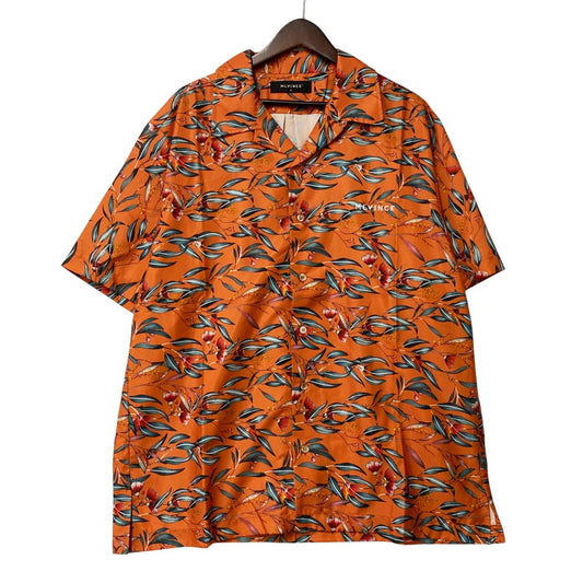 【中古品】【メンズ】 MLVINCE メルヴィンス ISLAND SS SHIRT アイランド ショートスリーブシャツ トップス 半袖 142-250821-ma-05-izu サイズ：XL カラー：ORANGE 万代Net店