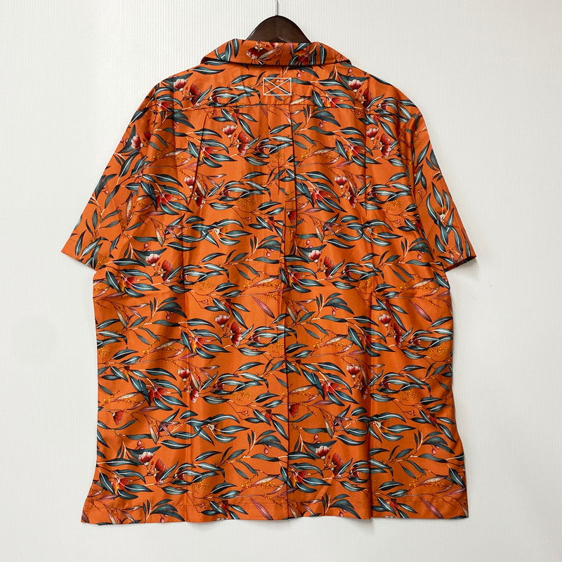 【中古品】【メンズ】 MLVINCE メルヴィンス ISLAND SS SHIRT アイランド ショートスリーブシャツ トップス 半袖 142-250821-ma-05-izu サイズ：XL カラー：ORANGE 万代Net店