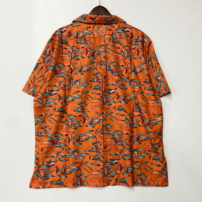【中古品】【メンズ】 MLVINCE メルヴィンス ISLAND SS SHIRT アイランド ショートスリーブシャツ トップス 半袖 142-250821-ma-05-izu サイズ：XL カラー：ORANGE 万代Net店