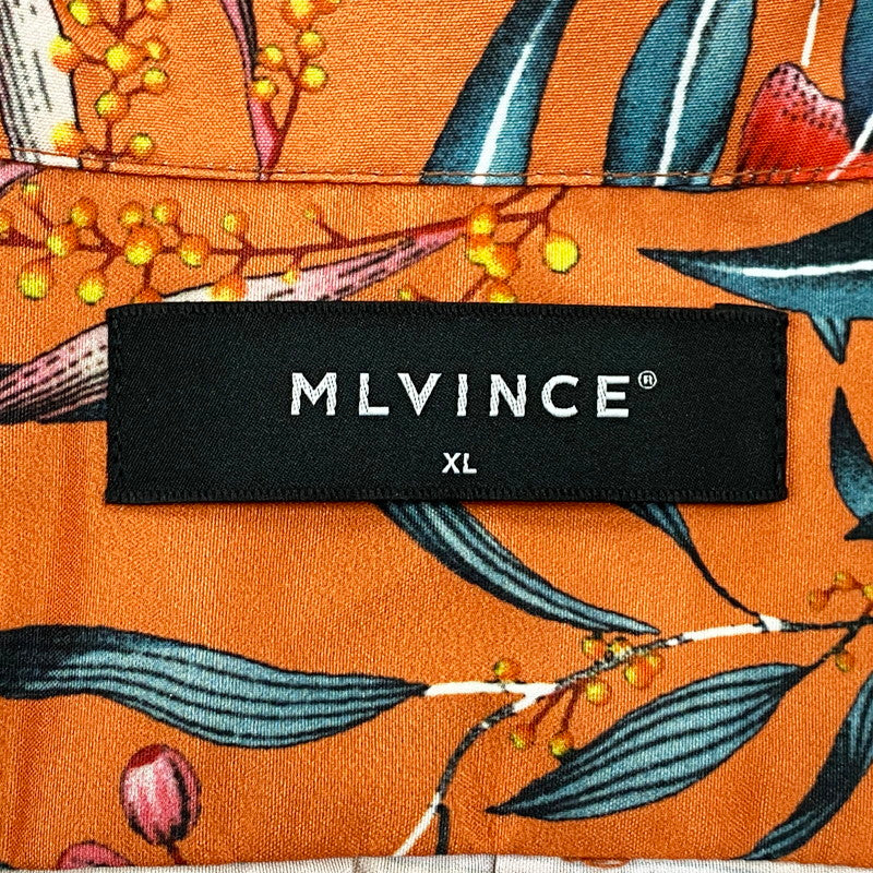 【中古品】【メンズ】 MLVINCE メルヴィンス ISLAND SS SHIRT アイランド ショートスリーブシャツ トップス 半袖 142-250821-ma-05-izu サイズ：XL カラー：ORANGE 万代Net店