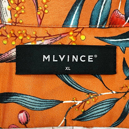 【中古品】【メンズ】 MLVINCE メルヴィンス ISLAND SS SHIRT アイランド ショートスリーブシャツ トップス 半袖 142-250821-ma-05-izu サイズ：XL カラー：ORANGE 万代Net店