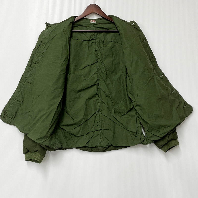 【中古品】【メンズ】 SWEDISH ARMY スウェーデン軍 70S MILITARY LINER JACKET 70年代 ミリタリーライナージャケット アウター 長袖 146-250821-ma-12-izu サイズ：C150 カラー：グリーン 万代Net店