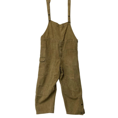 【中古品】【メンズ】 CZECH ARMY チェコ軍 80S DOUBLE KNEE COTTON TWILL OVERALLS 80年代 ダブルニーコットン ツイルオーバーオール オールインワン ボトムス 157-250821-ma-03-izu サイズ：不明 カラー：BROWN 万代Net店