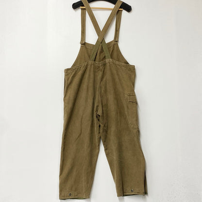 【中古品】【メンズ】 CZECH ARMY チェコ軍 80S DOUBLE KNEE COTTON TWILL OVERALLS 80年代 ダブルニーコットン ツイルオーバーオール オールインワン ボトムス 157-250821-ma-03-izu サイズ：不明 カラー：BROWN 万代Net店