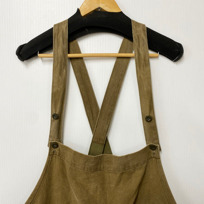 【中古品】【メンズ】 CZECH ARMY チェコ軍 80S DOUBLE KNEE COTTON TWILL OVERALLS 80年代 ダブルニーコットン ツイルオーバーオール オールインワン ボトムス 157-250821-ma-03-izu サイズ：不明 カラー：BROWN 万代Net店