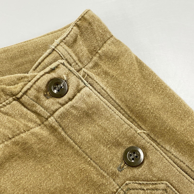 【中古品】【メンズ】 CZECH ARMY チェコ軍 80S DOUBLE KNEE COTTON TWILL OVERALLS 80年代 ダブルニーコットン ツイルオーバーオール オールインワン ボトムス 157-250821-ma-03-izu サイズ：不明 カラー：BROWN 万代Net店