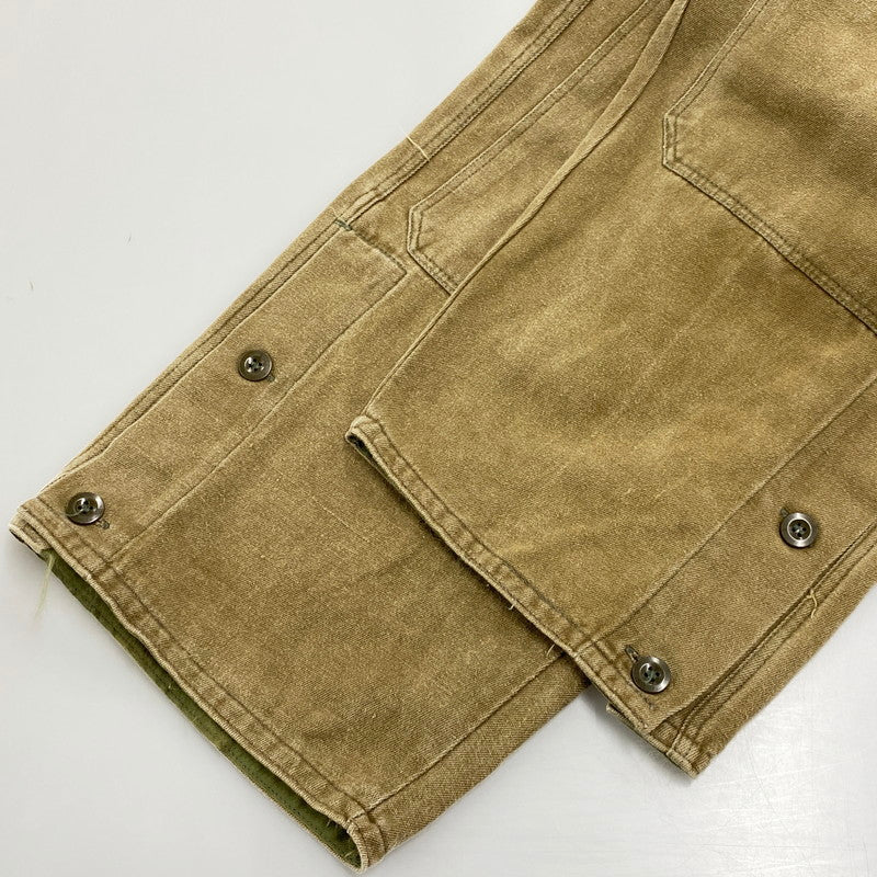【中古品】【メンズ】 CZECH ARMY チェコ軍 80S DOUBLE KNEE COTTON TWILL OVERALLS 80年代 ダブルニーコットン ツイルオーバーオール オールインワン ボトムス 157-250821-ma-03-izu サイズ：不明 カラー：BROWN 万代Net店
