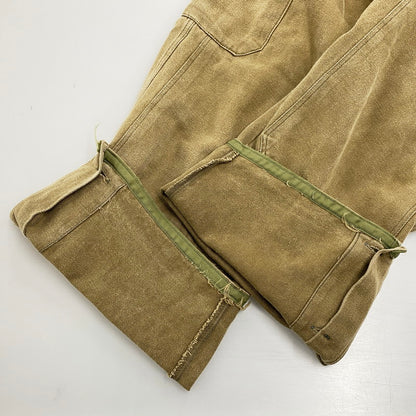 【中古品】【メンズ】 CZECH ARMY チェコ軍 80S DOUBLE KNEE COTTON TWILL OVERALLS 80年代 ダブルニーコットン ツイルオーバーオール オールインワン ボトムス 157-250821-ma-03-izu サイズ：不明 カラー：BROWN 万代Net店