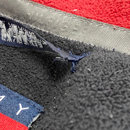 【中古品】【メンズ】 TOMMY HILFIGER トミーヒルフィガー 90S FLEECE JACKET 90年代 フリースジャケット アウター 長袖 146-250821-ma-09-izu サイズ：L カラー：グレー×ブラック 万代Net店