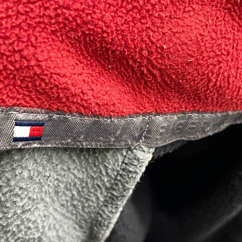 【中古品】【メンズ】 TOMMY HILFIGER トミーヒルフィガー 90S FLEECE JACKET 90年代 フリースジャケット アウター 長袖 146-250821-ma-09-izu サイズ：L カラー：グレー×ブラック 万代Net店