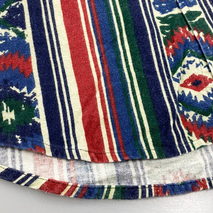 【中古品】【メンズ】 Carhartt カーハート 三角タグ 80S NATIVE PATTERN LS STRIPE SHIRT 80年代 ネイティブパターン ロングスリーブストライプシャツ トップス 長袖 146-250821-ma-07-izu サイズ：不明 カラー：マルチ 万代Net店