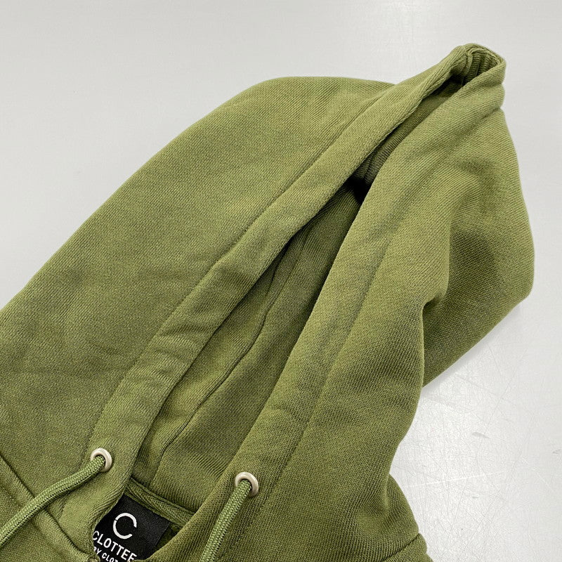 【中古品】【メンズ】 CLOTTEE BY CLOT クロッティーバイクロット CTZU20WT3005GRN ZIP UP HOODED SWEATSHIRT ジップアップフーデッドスウェットシャツ トップス パーカー 長袖 142-250821-ma-08-izu サイズ：M カラー：グリーン 万代Net店