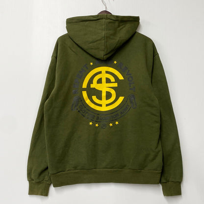 【中古品】【メンズ】 CLOTTEE BY CLOT クロッティーバイクロット CTZU20WT3005GRN ZIP UP HOODED SWEATSHIRT ジップアップフーデッドスウェットシャツ トップス パーカー 長袖 142-250821-ma-08-izu サイズ：M カラー：グリーン 万代Net店