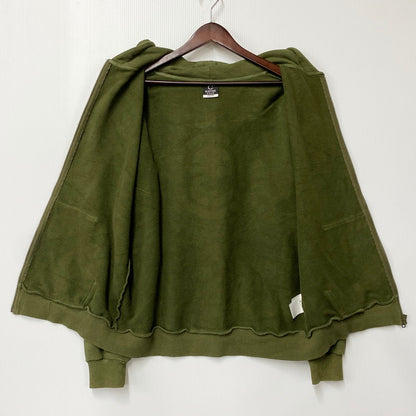 【中古品】【メンズ】 CLOTTEE BY CLOT クロッティーバイクロット CTZU20WT3005GRN ZIP UP HOODED SWEATSHIRT ジップアップフーデッドスウェットシャツ トップス パーカー 長袖 142-250821-ma-08-izu サイズ：M カラー：グリーン 万代Net店