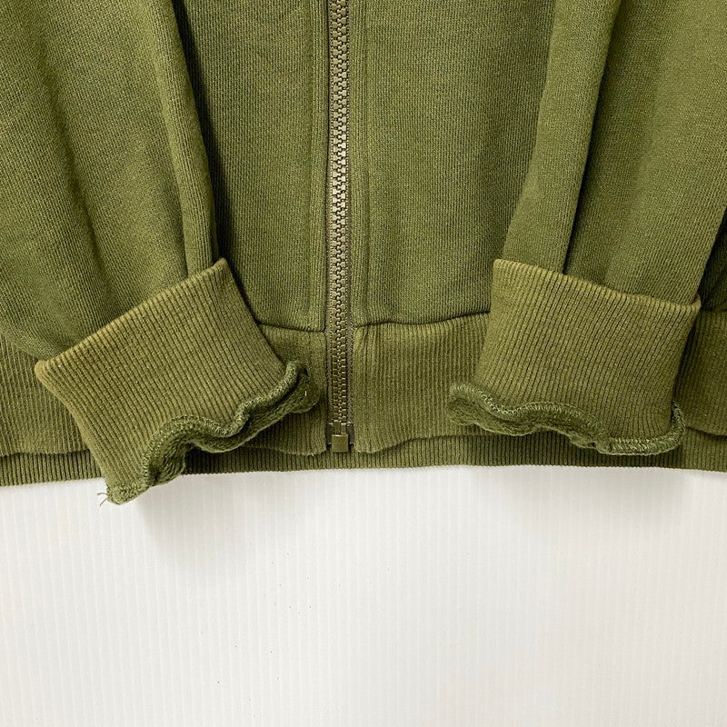 【中古品】【メンズ】 CLOTTEE BY CLOT クロッティーバイクロット CTZU20WT3005GRN ZIP UP HOODED SWEATSHIRT ジップアップフーデッドスウェットシャツ トップス パーカー 長袖 142-250821-ma-08-izu サイズ：M カラー：グリーン 万代Net店