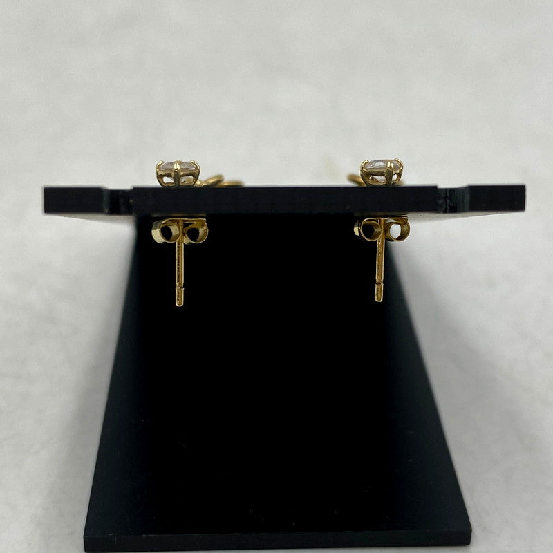 【中古品】【レディース】 ZIRCONIA YELLOW GOLD EARRINGS ジルコニア イエローゴールド ピアス アクセサリー 192-250816-as-12-izu カラー：ゴールド 万代Net店