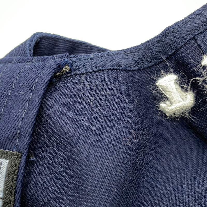 【中古品】【メンズ/レディース】 NEWHATTAN ニューハッタン 宇ち多゛ うちだ BB CAP ベースボール キャップ ロゴ 刺繍 帽子 服飾雑貨 185-250820-ay-08-izu サイズ：ONE SIZE カラー：ネイビー 万代Net店