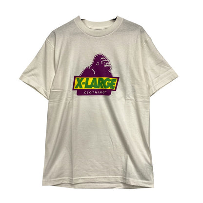 【中古美品】【メンズ】 XLARGE エクストララージ × SPRITE スプライト PRINT SS TEE 01172180 プリント ショートスリーブ Tシャツ 半袖 トップス 142-250821-as-37-izu サイズ：M カラー：ホワイト 万代Net店