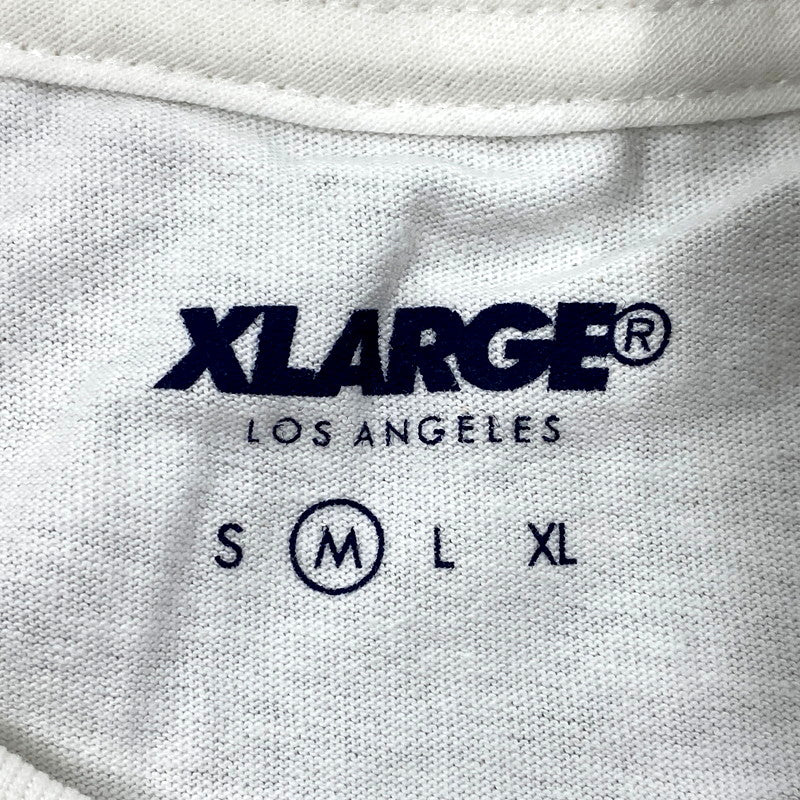 【中古美品】【メンズ】 XLARGE エクストララージ × SPRITE スプライト PRINT SS TEE 01172180 プリント ショートスリーブ Tシャツ 半袖 トップス 142-250821-as-37-izu サイズ：M カラー：ホワイト 万代Net店