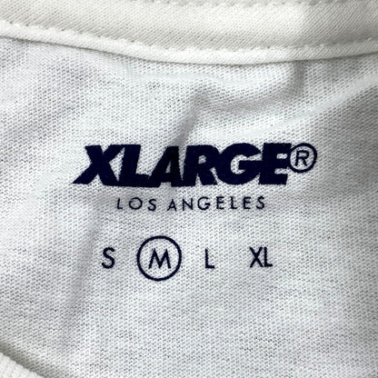 【中古美品】【メンズ】 XLARGE エクストララージ × SPRITE スプライト PRINT SS TEE 01172180 プリント ショートスリーブ Tシャツ 半袖 トップス 142-250821-as-37-izu サイズ：M カラー：ホワイト 万代Net店