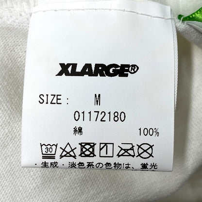 【中古美品】【メンズ】 XLARGE エクストララージ × SPRITE スプライト PRINT SS TEE 01172180 プリント ショートスリーブ Tシャツ 半袖 トップス 142-250821-as-37-izu サイズ：M カラー：ホワイト 万代Net店