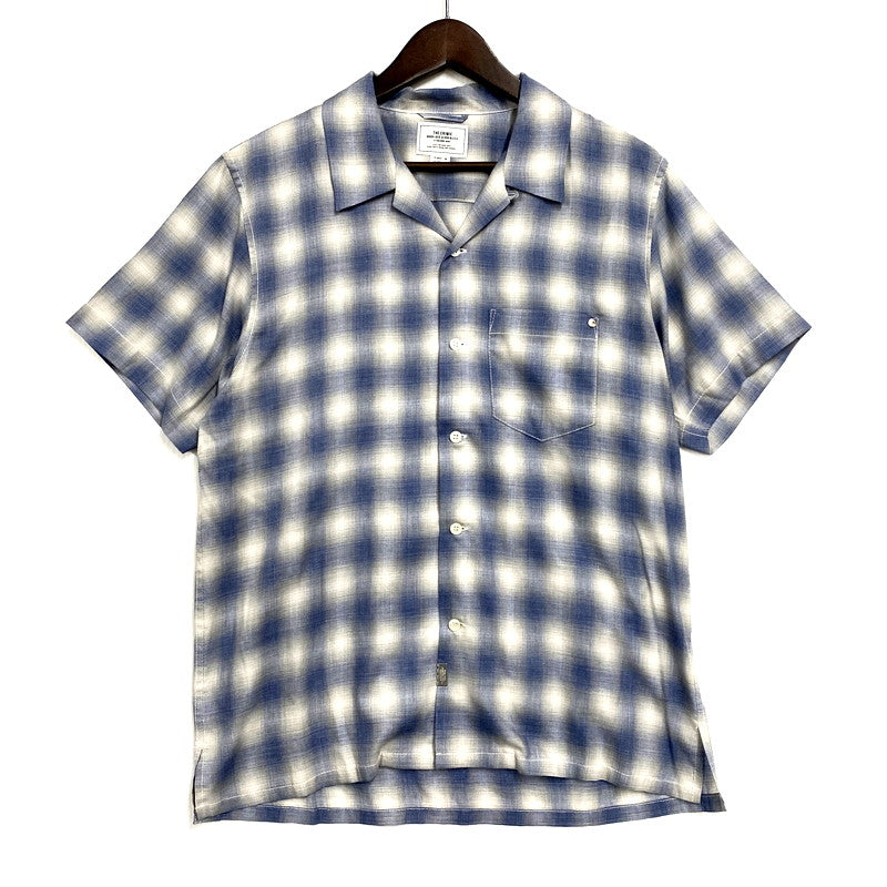 【中古品】【メンズ】 THE CRIMIE ザ クライミー SS OPEN COLLAR SHIRT CIK1-SH07 ショートスリーブ オープンカラーシャツ 半袖 トップス 142-250821-as-33-izu サイズ：M カラー：ブルー系 万代Net店