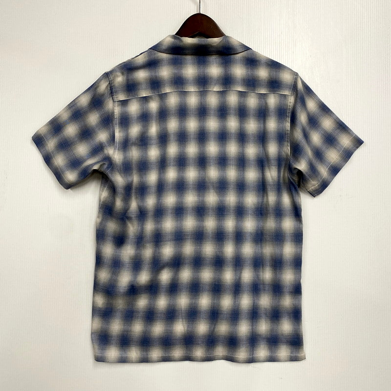【中古品】【メンズ】 THE CRIMIE ザ クライミー SS OPEN COLLAR SHIRT CIK1-SH07 ショートスリーブ オープンカラーシャツ 半袖 トップス 142-250821-as-33-izu サイズ：M カラー：ブルー系 万代Net店