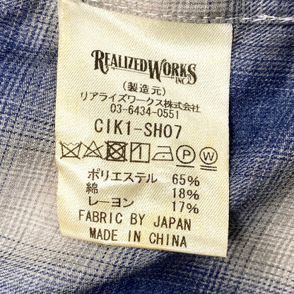 【中古品】【メンズ】 THE CRIMIE ザ クライミー SS OPEN COLLAR SHIRT CIK1-SH07 ショートスリーブ オープンカラーシャツ 半袖 トップス 142-250821-as-33-izu サイズ：M カラー：ブルー系 万代Net店