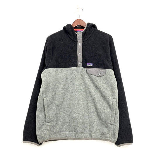 【中古品】【メンズ】 patagonia パタゴニア 25461FA13 SYNCHILLA SNAP-T HOODY シンチラ スナップ フーディ 144-250817-ya-02-izu サイズ：S カラー：ブラック／グレ－ 万代Net店
