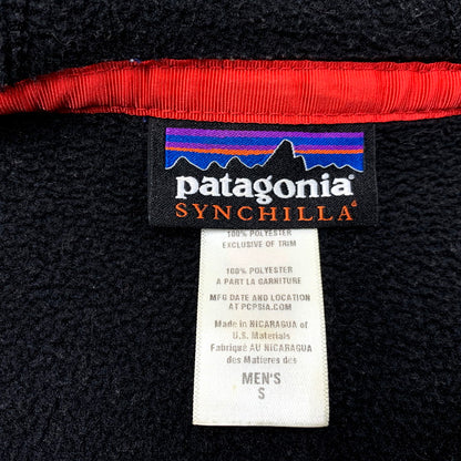 【中古品】【メンズ】 patagonia パタゴニア 25461FA13 SYNCHILLA SNAP-T HOODY シンチラ スナップ フーディ 144-250817-ya-02-izu サイズ：S カラー：ブラック／グレ－ 万代Net店