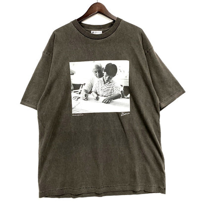 【中古品】【メンズ】 EDIFICE エディフィス PICASSO T-SHIRT 25-071-312-1002-2-0 ピカソ Tシャツ 半袖 トップス 147-250821-as-35-izu サイズ：XL カラー：グレー 万代Net店